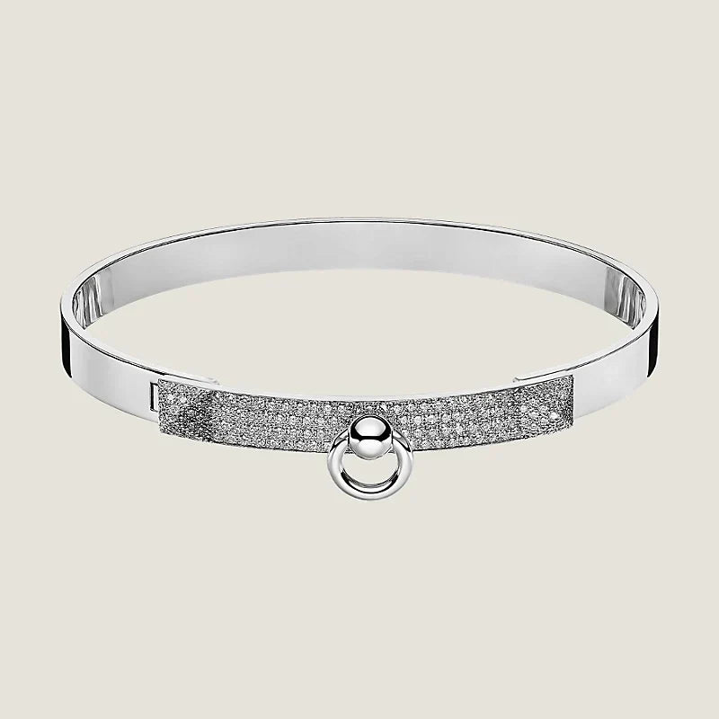 18K Collier De Chien Diamond H Bracelet