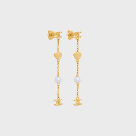18K CE Coeur Earrings