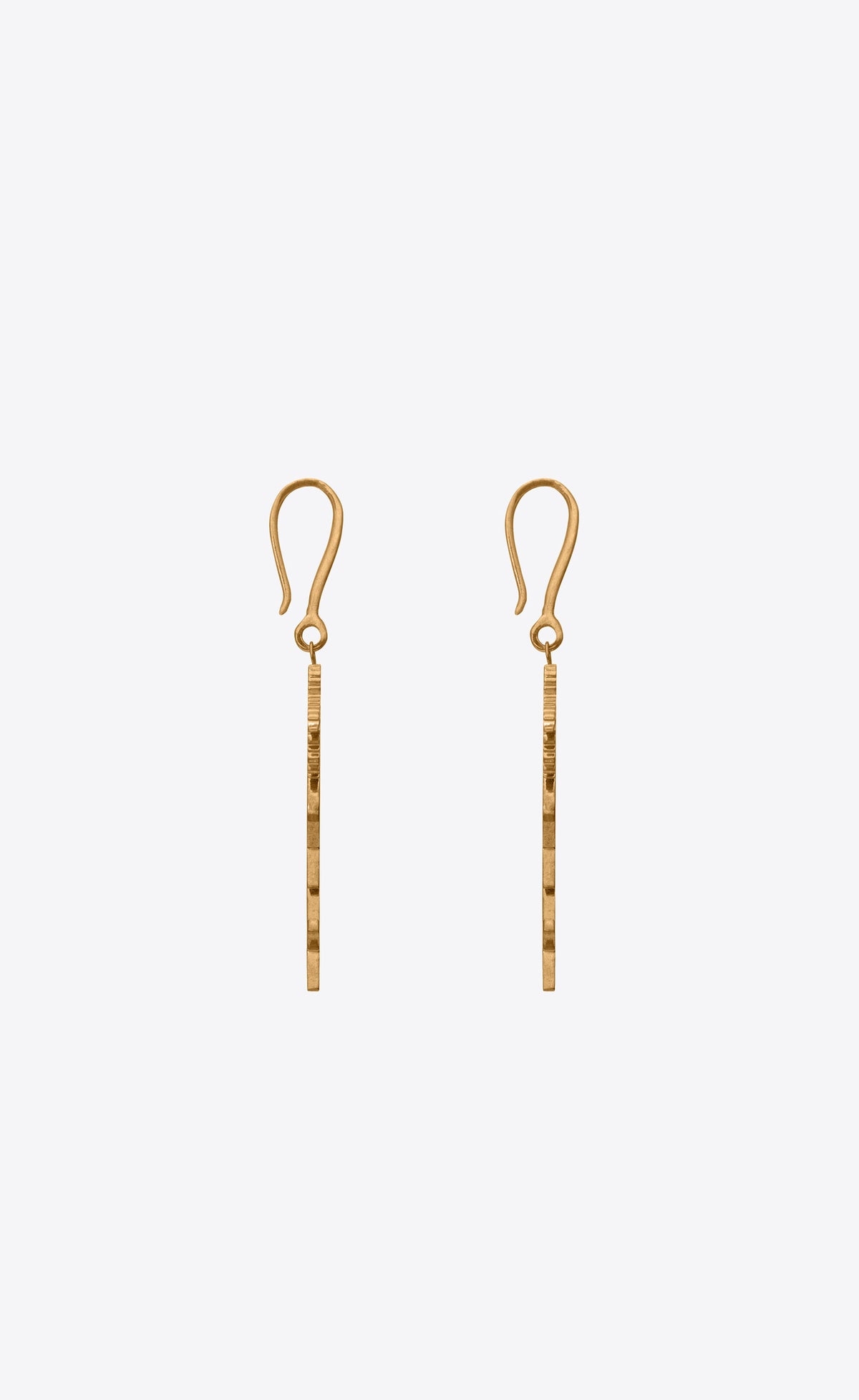 18K Saint Monogram Palmier Statement Earrings