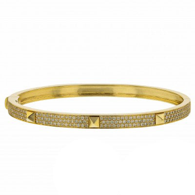 18K Collier De Chien Diamond H Bracelet