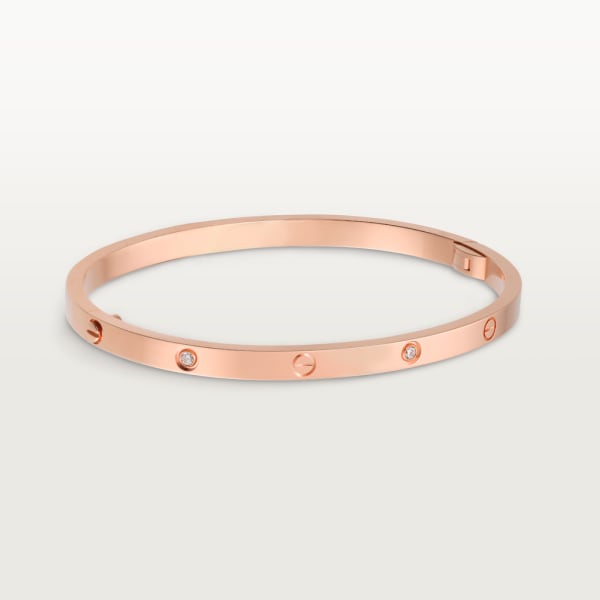 18K Cartier Love Six Diamonds Small Bracelet