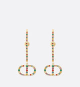 18K CD 30 Montaigne Crystals Earrings
