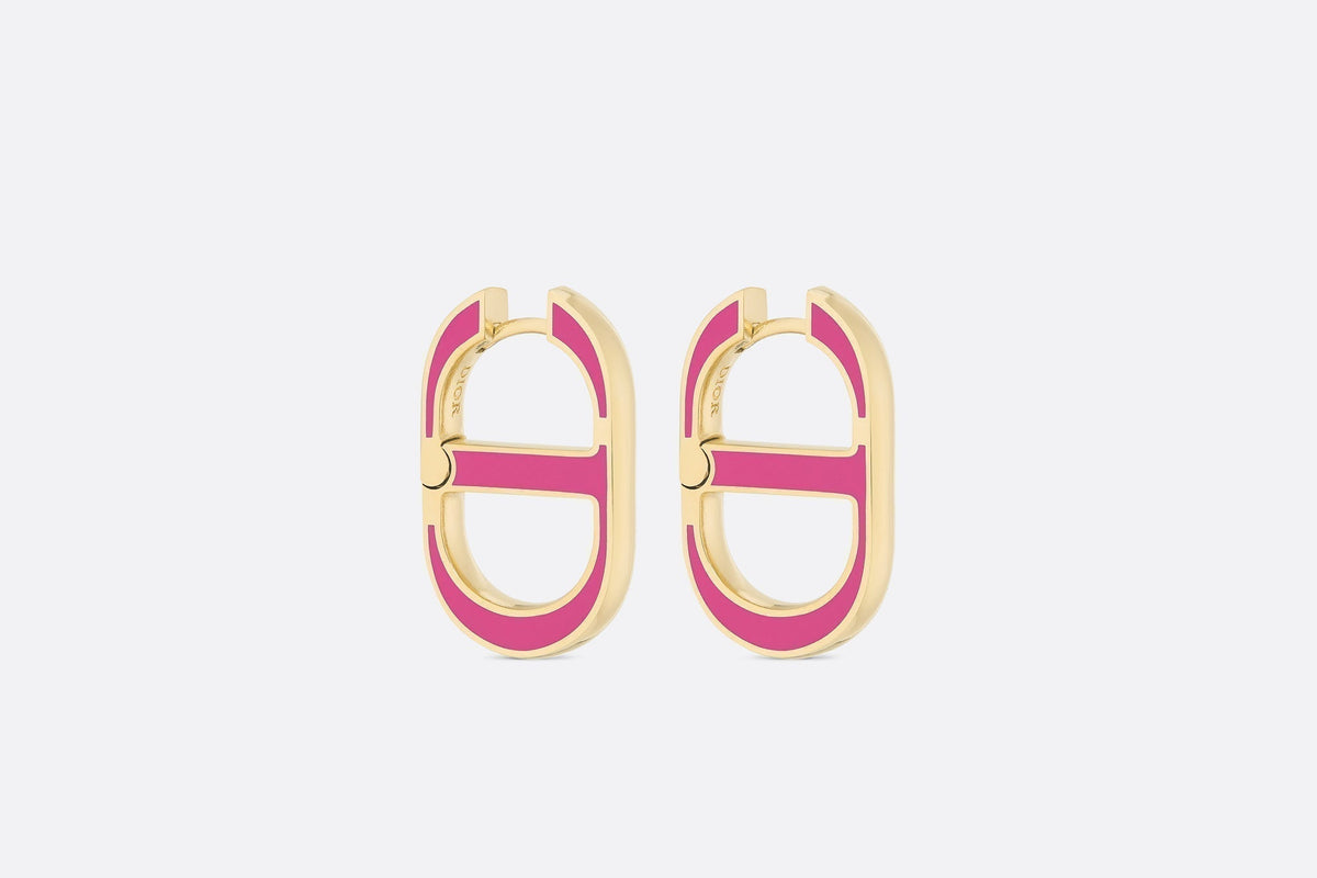 18K CD 30 Montaigne Rani Pink Earrings