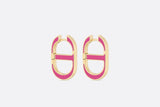 18K CD 30 Montaigne Rani Pink Earrings