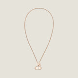 18K Chaine D'ancre Contour Pendant H Necklace