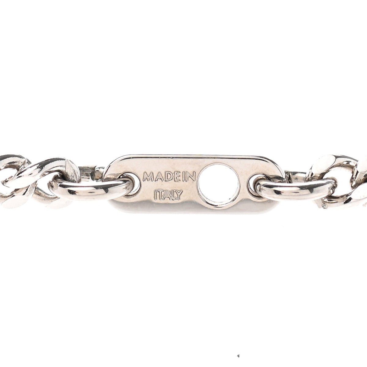 18K Louis Monogram Lock Pendant Necklace