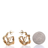 18K Louis Garden Louise Hoop Earrings