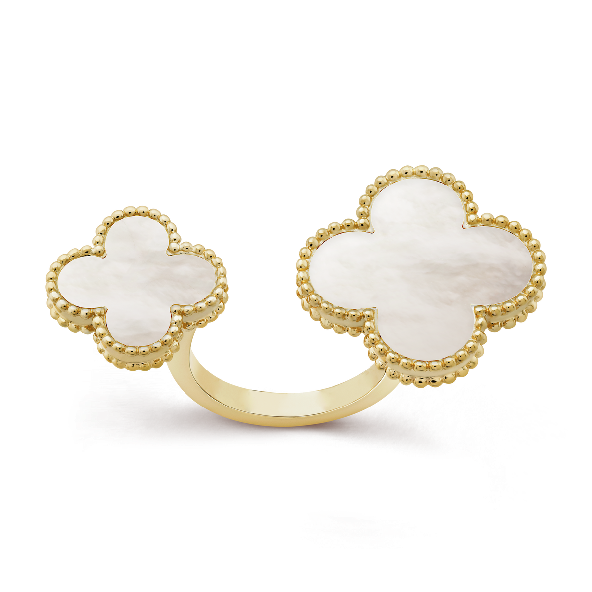 18K Magic Alhambra Mother Of Pearls Clover Ring