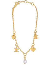 18K CE Coeur Pearl Bracelet