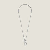 18K Cache-coeur Amulette Pendant H Necklace