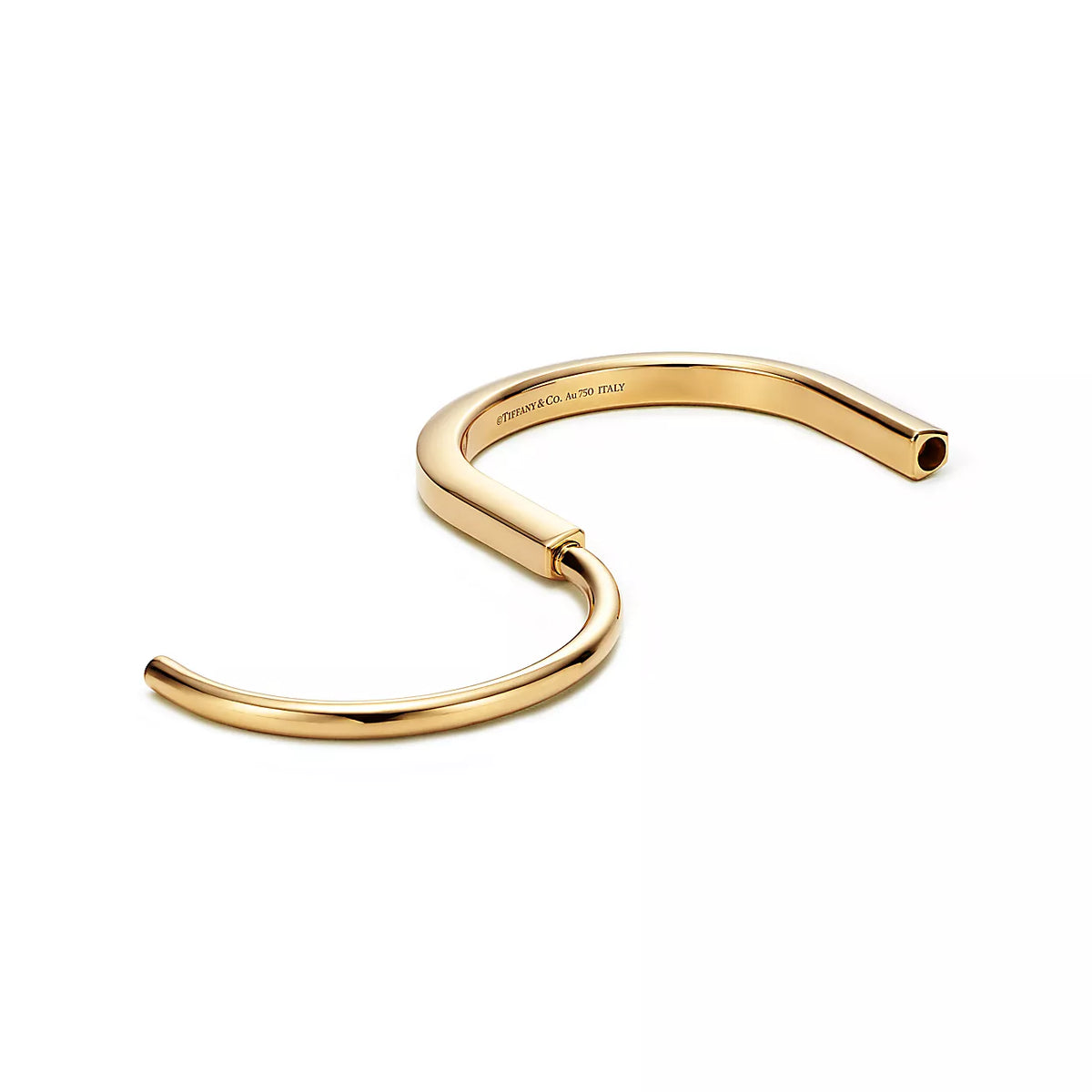 18K T Lock Bangle Bracelet