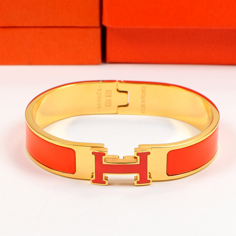 18K Clic H Orange Bracelet