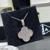 18K Magic Alhambra One Motifs Diamonds Clover Necklace