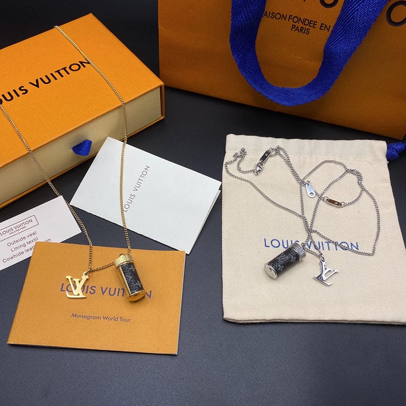 18K Louis Monogram Eclipse Charms Necklace