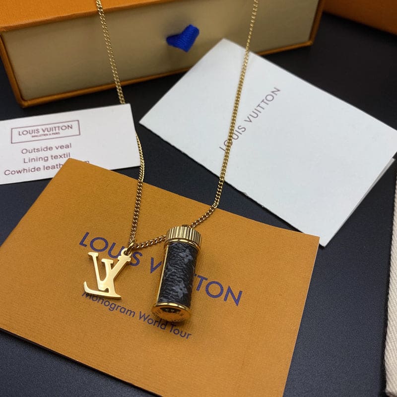 18K Louis Monogram Eclipse Charms Necklace