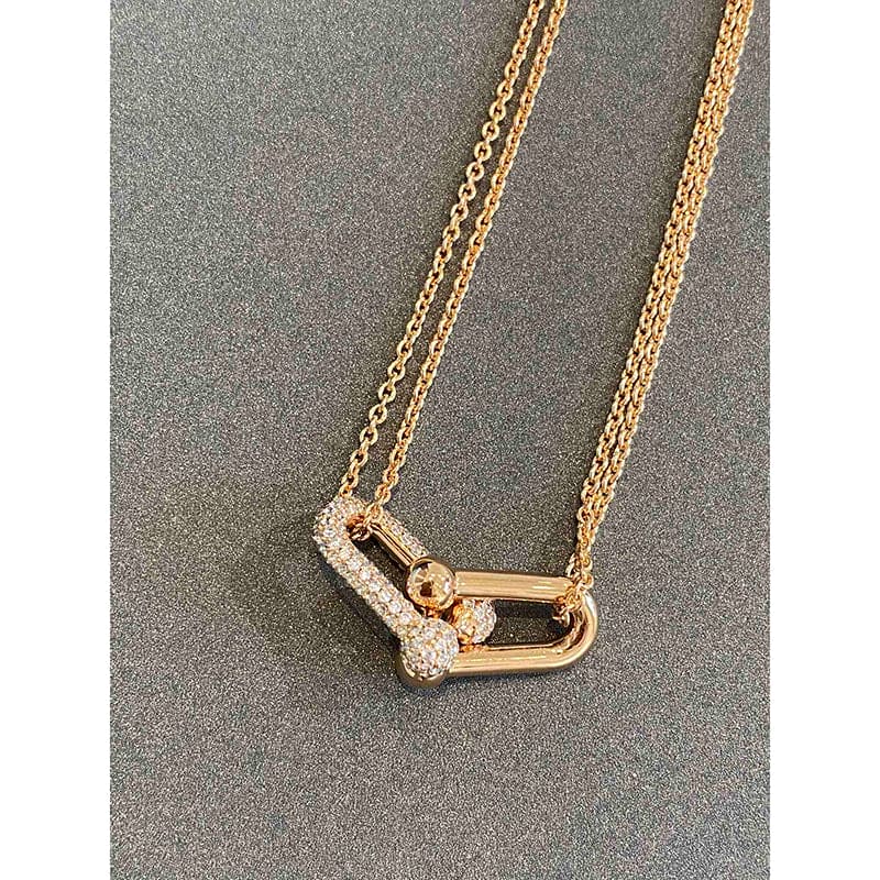 18K T HardWear Double Link Necklace