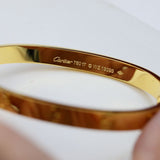 18K Yellow Gold Love Bracelet