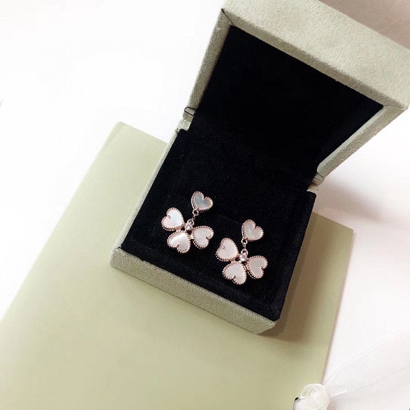 18K Sweet Alhambra Effeuillage Earrings