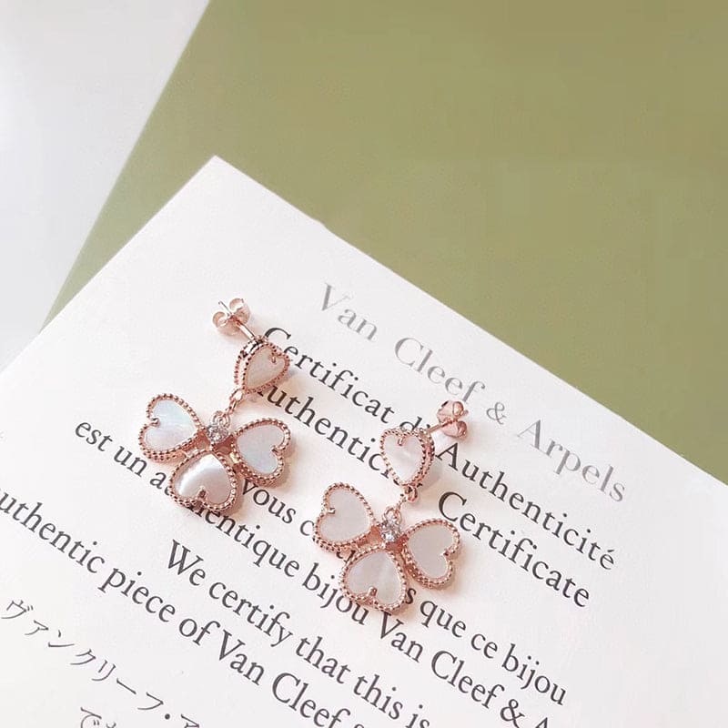 18K Sweet Alhambra Effeuillage Earrings