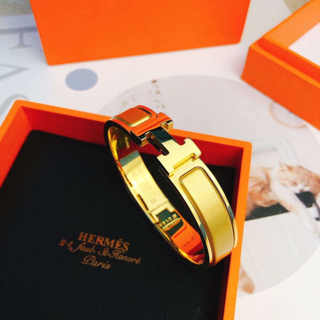 18K Clic H Yellow Bracelet