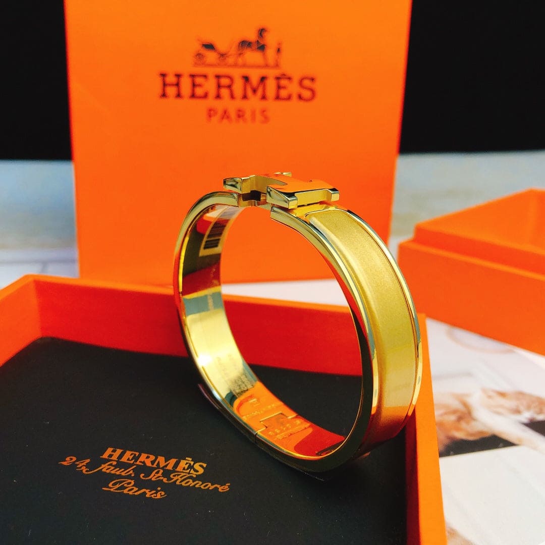 18K Clic H Yellow Bracelet