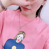 GG Ghost Pendant Necklaces