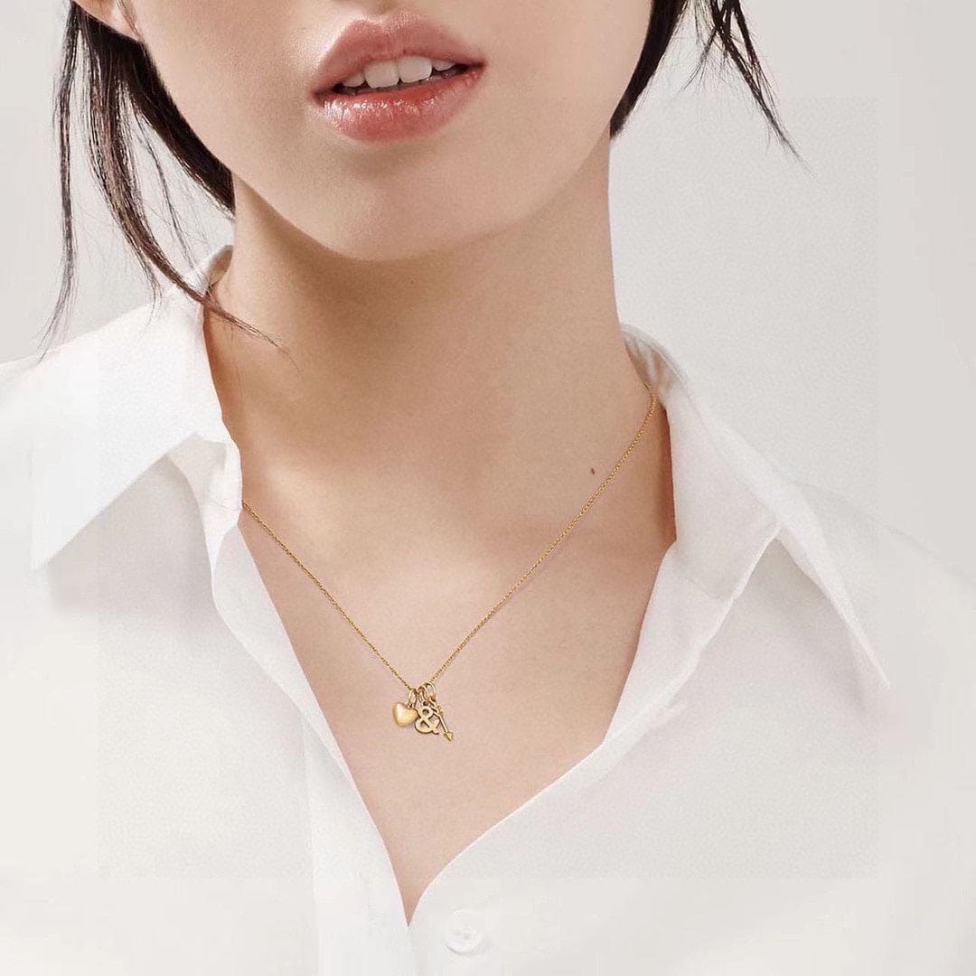 18K T Wine and Dine Pendant Necklace