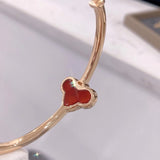 18K T Fleur De Lis Bracelet