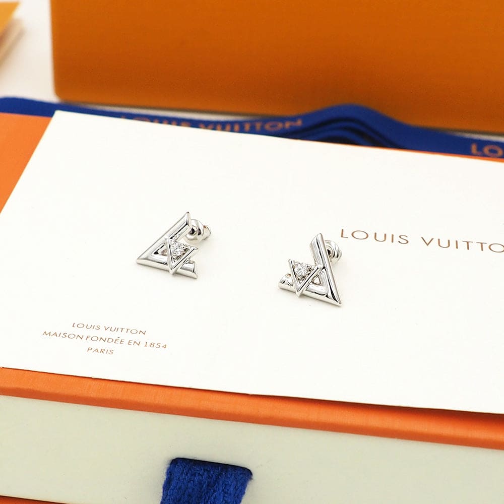 18K Louis Volt One Earrings