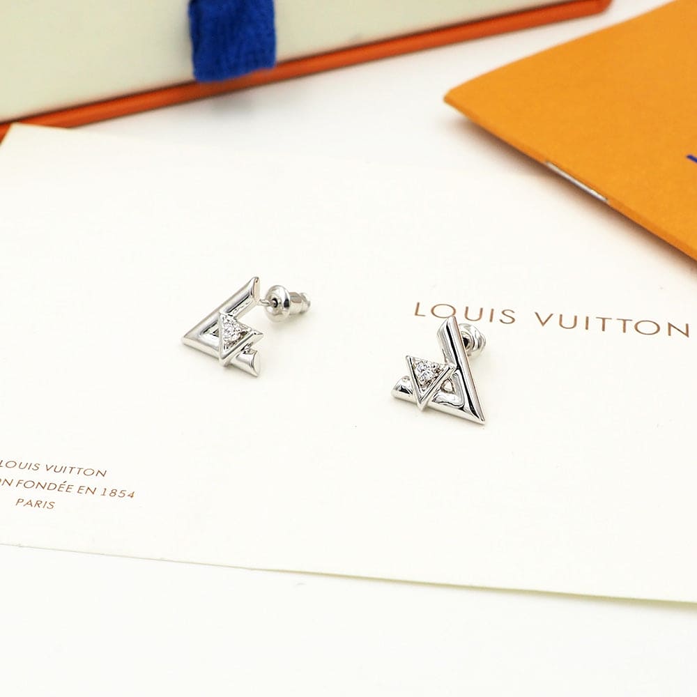 18K Louis Volt One Earrings
