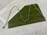 GG Interlocking G Green Necklace