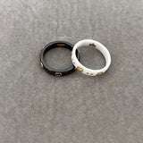 18K GG Icon White Zirconia Ring