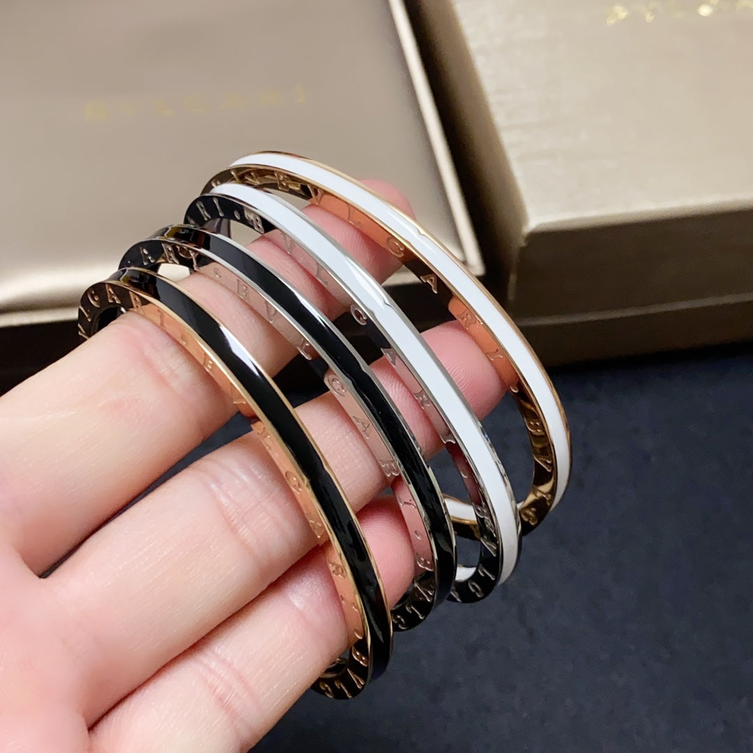 18K B.Zero1 Black Ceramic Bracelet