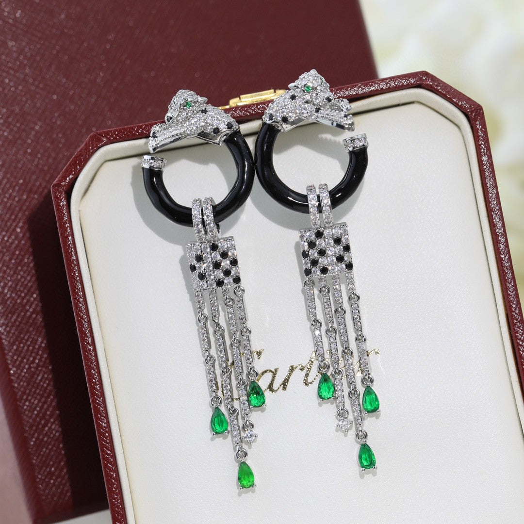 18K Panthère De Earrings