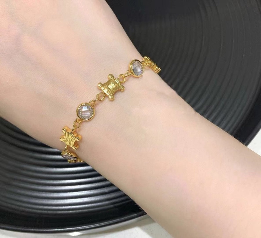 18K Triomphe Crystals Bracelet
