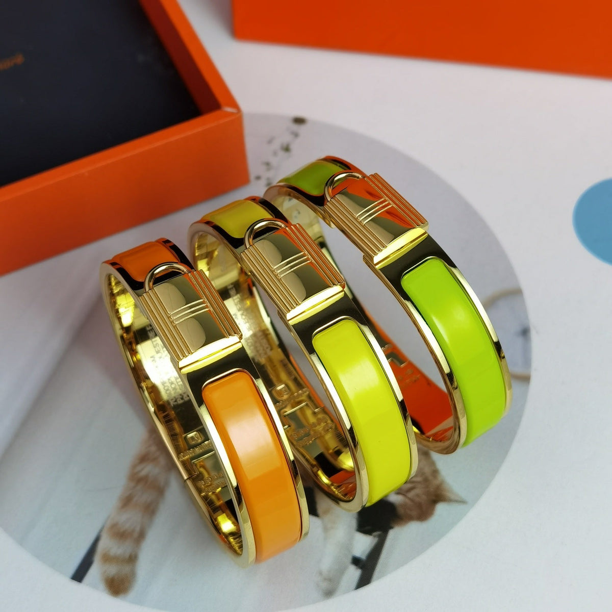 18K Clic Cadenas Yellow H Bracelet