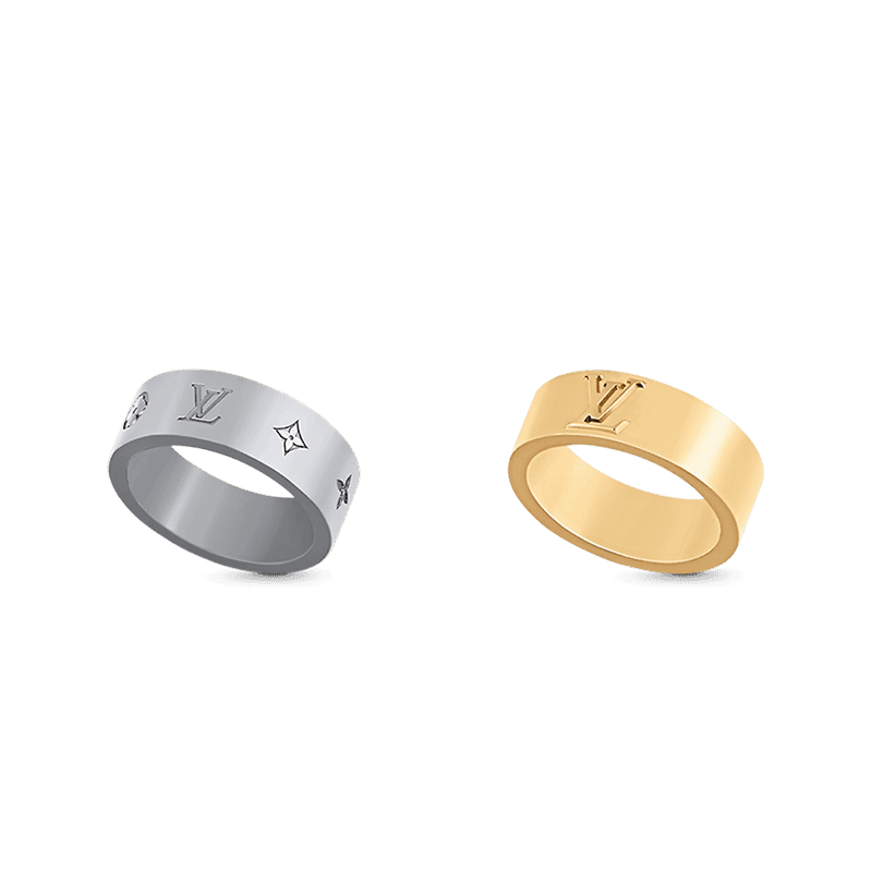 18K Louis Instinct Set of 2 Rings