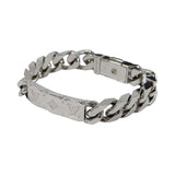 18K Louis Monogram Logo Chain Bracelet