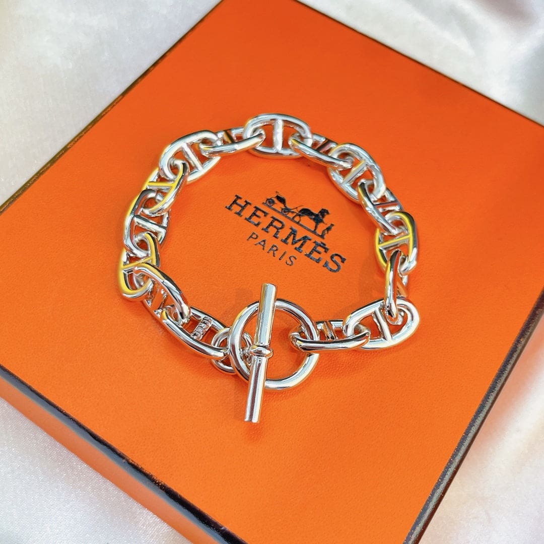 18K Chaine Dancre Enchainee H Bracelet