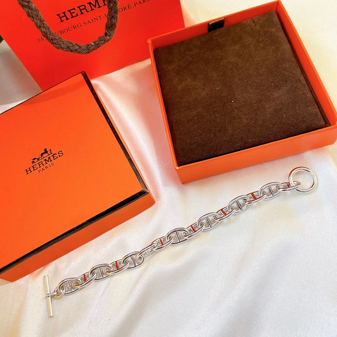 18K Chaine Dancre Enchainee H Bracelet