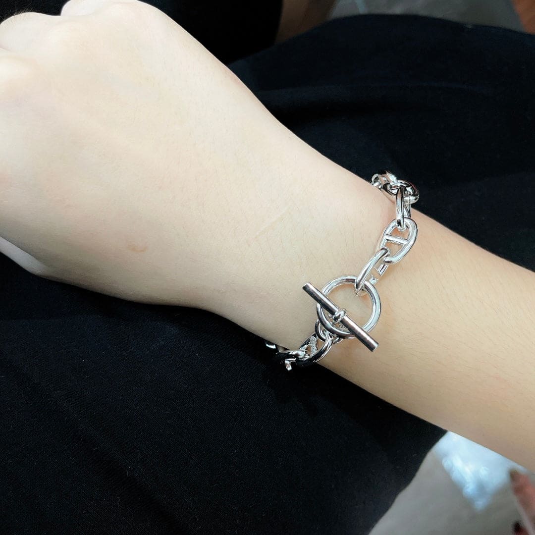 18K Chaine Dancre Enchainee H Bracelet