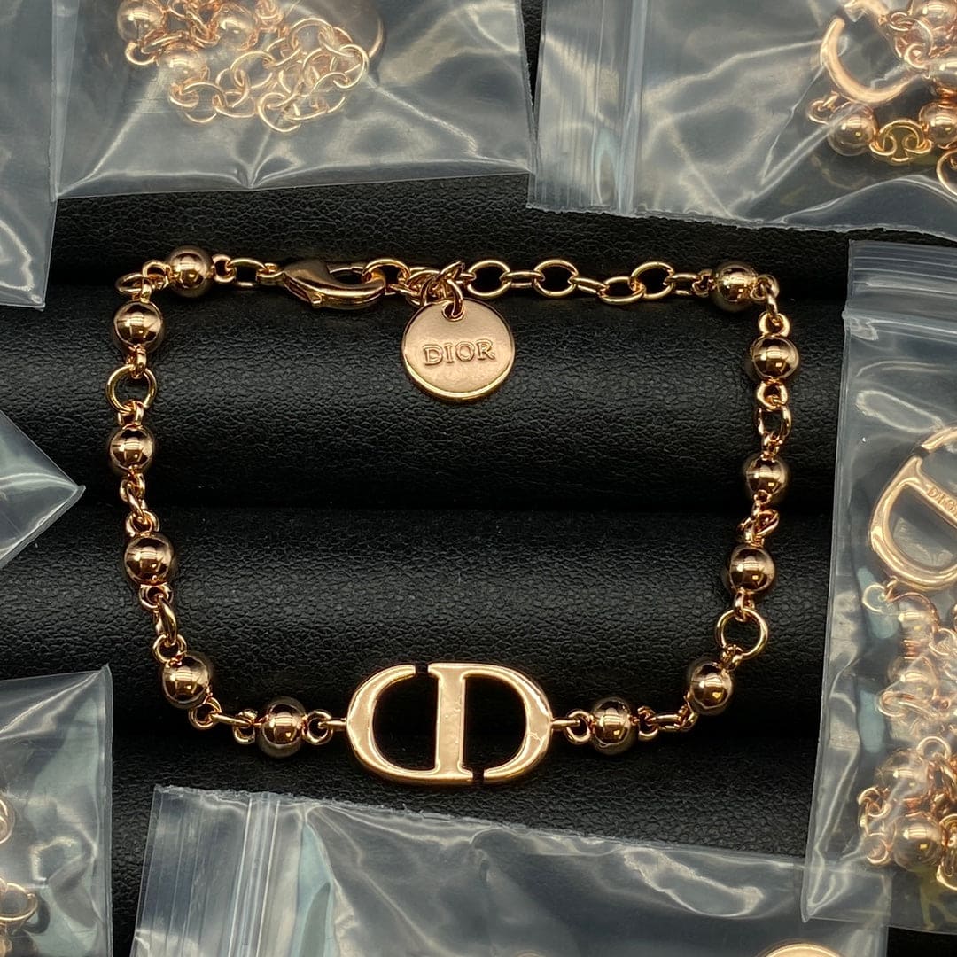 18K Petit CD Pink Bracelet