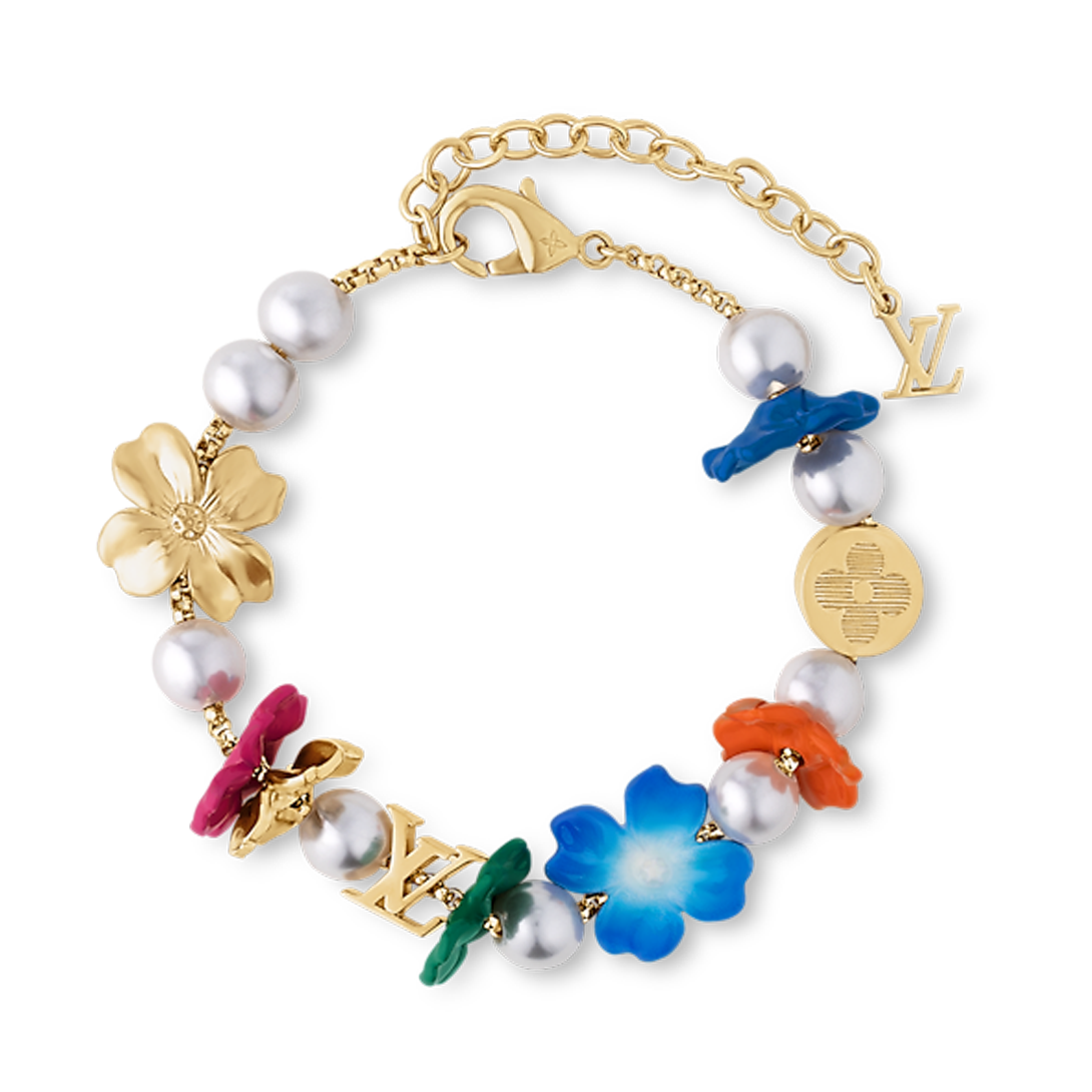 18K Louis Surfin' Flower Bracelet