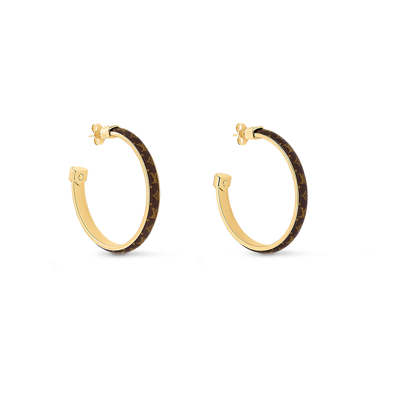 18K Louis Signature Earrings