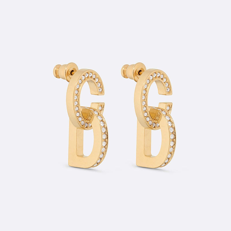 18K CD Lock Earrings