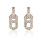 18K Diamonds H Earrings