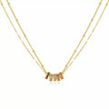 Color Cube Gold Necklace