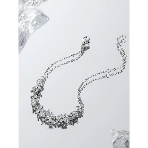 18K Crystal Chain Bracelet