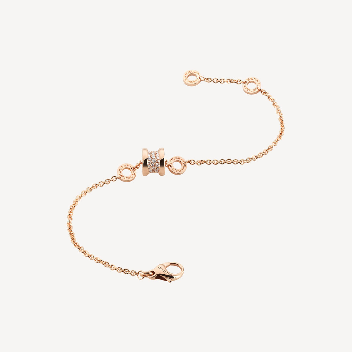 18K B.ZERO1 Pave Diamond Bracelet