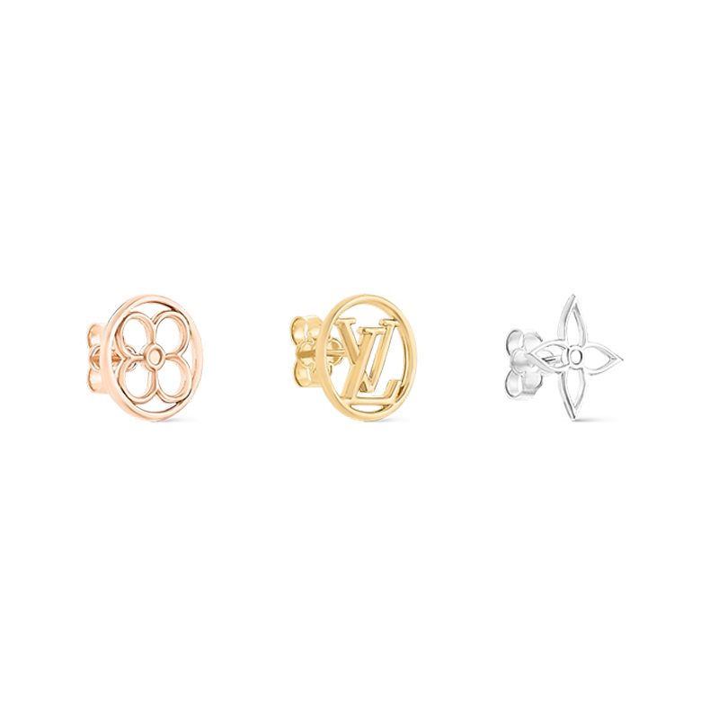 18K Louis Lace Earrings